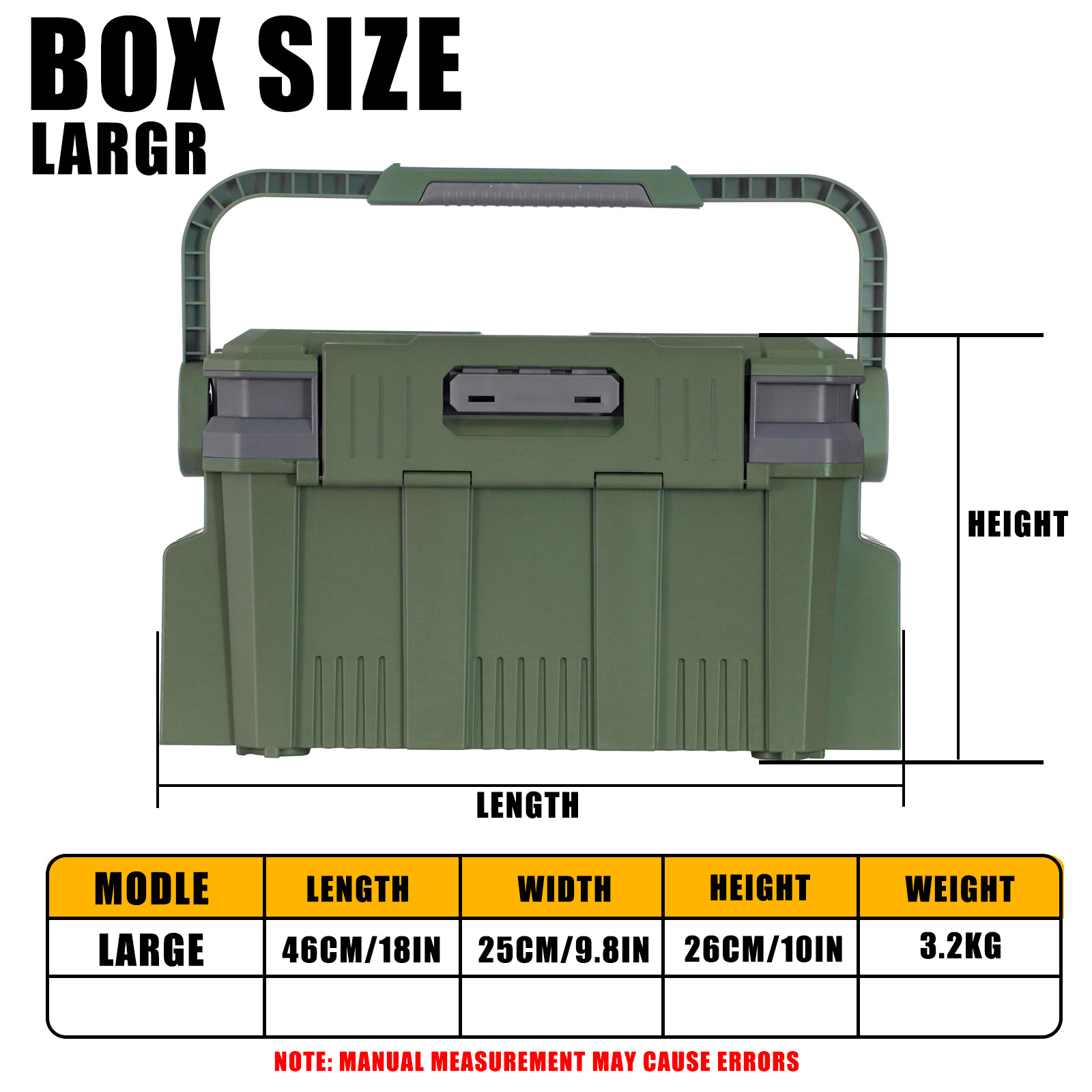 New Large Fishing Box Suit 19. - Fishing Kayak Crate recension och pris