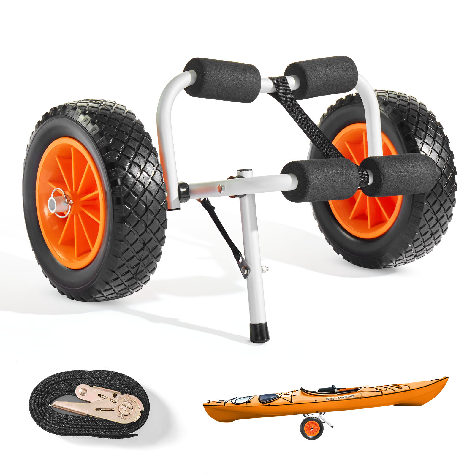 SucceBuy 200 lbs Kayak Cart Fo - Fishing Kayak Cart recension och pris