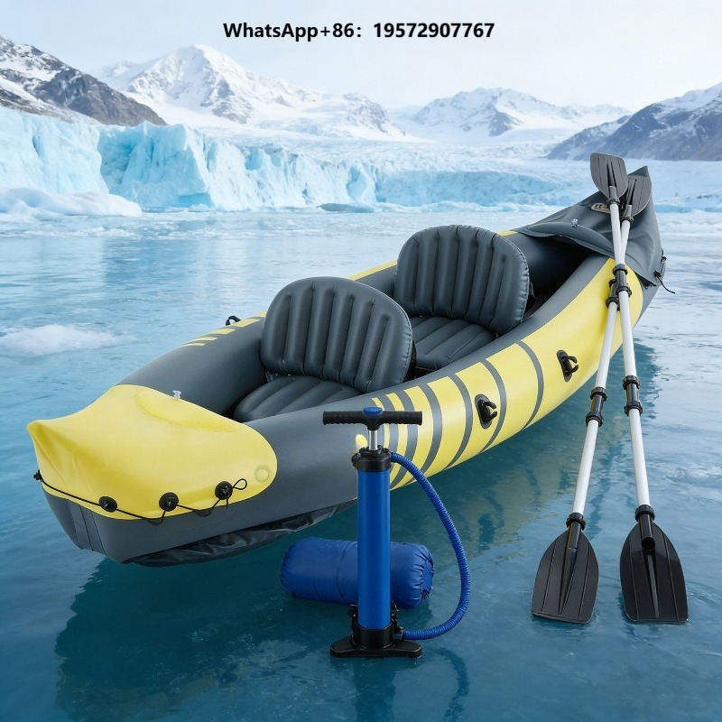 Double Seat Inflatable Fishing - Fishing Kayak Paddle recension och pris